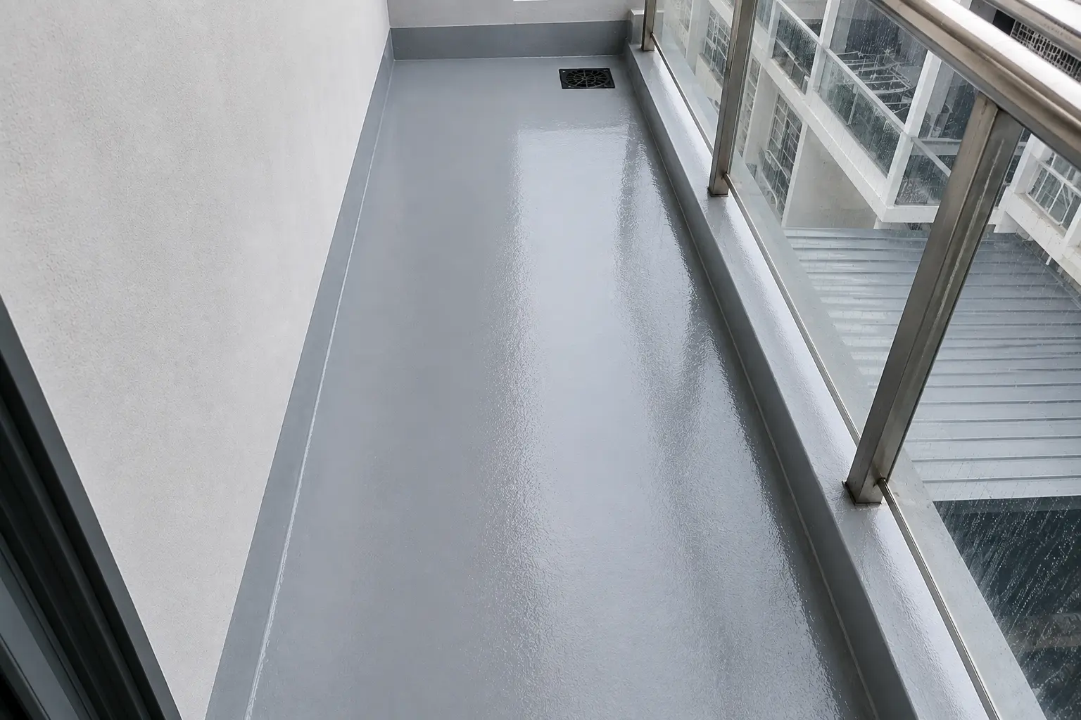 Cheras balcony after waterproofing